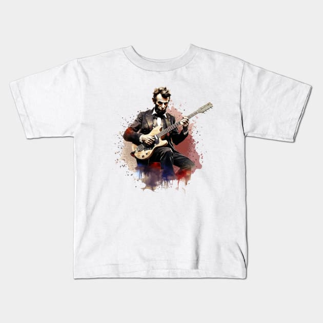 Electric Abe: Shaping Sounds and History Kids T-Shirt by Iron Creek